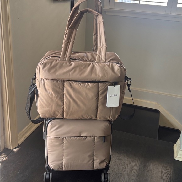 Brand New with Tags Calpak Luka Duffel Duffle Bag in Chocolate - Picture 1 of 12